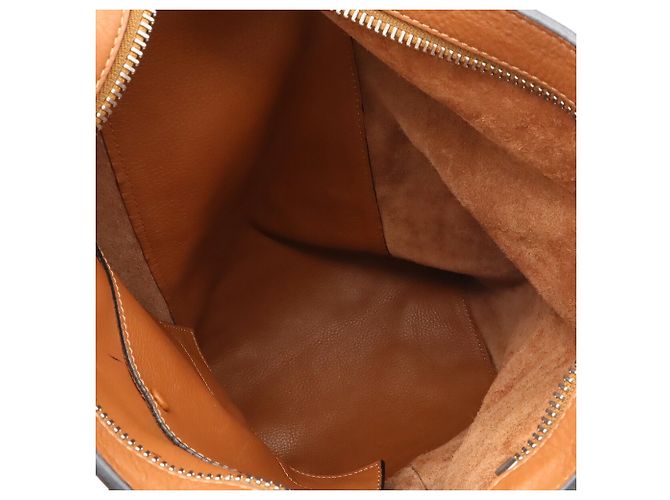 Piccola borsa in pelle Loewe Anton Marrone - vista 9