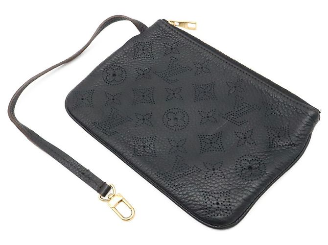 Borsa Louis Vuitton Mahina Selene PM Nero - vista 10