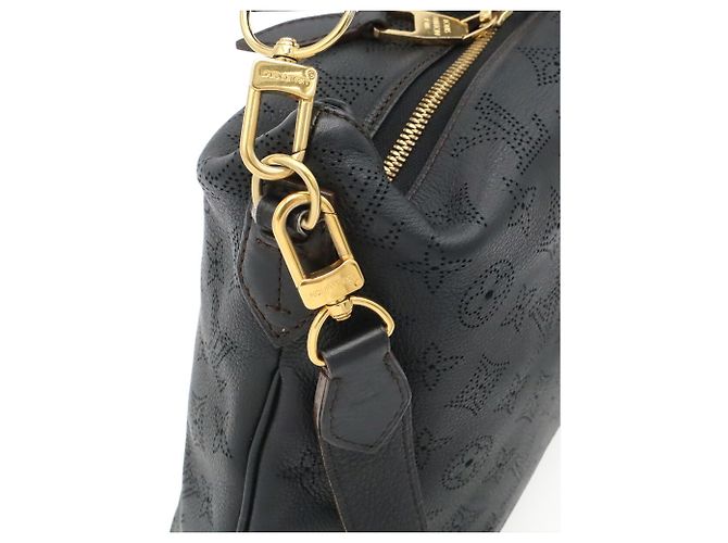 Borsa Louis Vuitton Mahina Selene PM Nero - vista 5