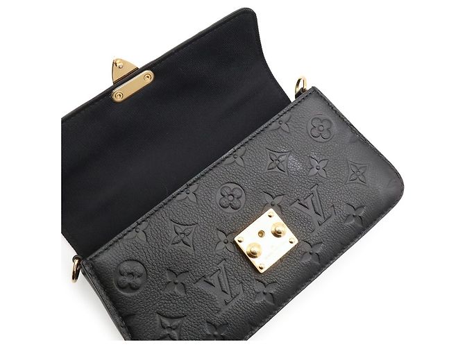Portafoglio con catena Louis Vuitton Monogram Empreinte Métis Nero - vista 10