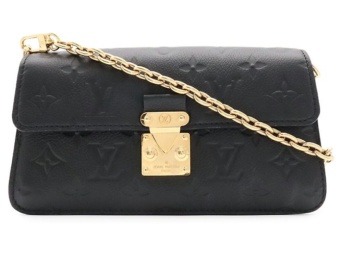 Portafoglio con catena Louis Vuitton Monogram Empreinte Métis Nero - vista 2