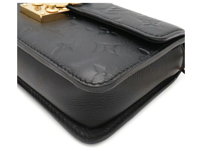Portafoglio con catena Louis Vuitton Monogram Empreinte Métis Nero - vista 4