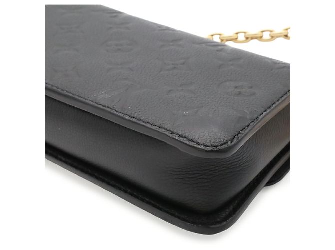 Portafoglio con catena Louis Vuitton Monogram Empreinte Métis Nero - vista 7