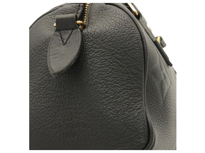 Borsa Louis Vuitton Monogram Empreinte Speedy Bandoulière 20 Nero - vista 5