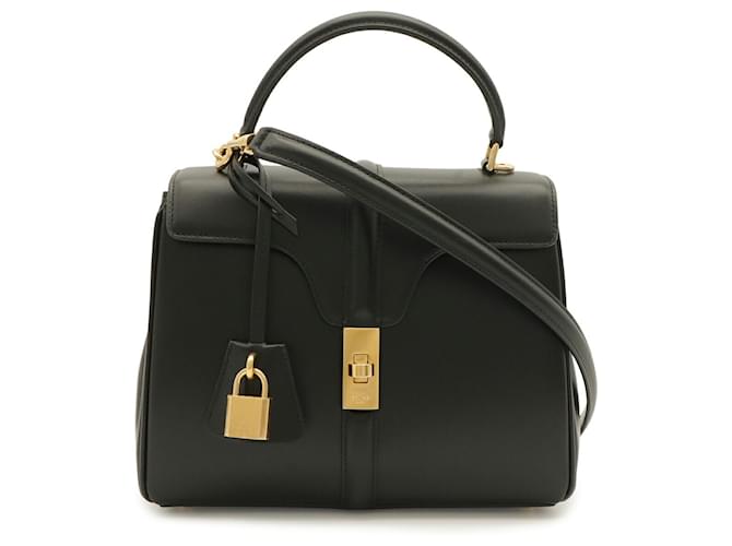 Céline Borsa Celine Small 16 Seize One-Handle Nero - vista 2