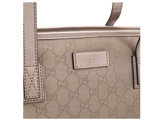 Tote e borsa a tracolla Gucci GG Imprimé Argento - vista 9