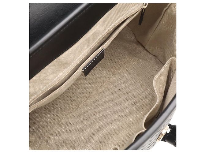 Zaino GUCCI Microguccissima in pelle nera Nero - vista 9