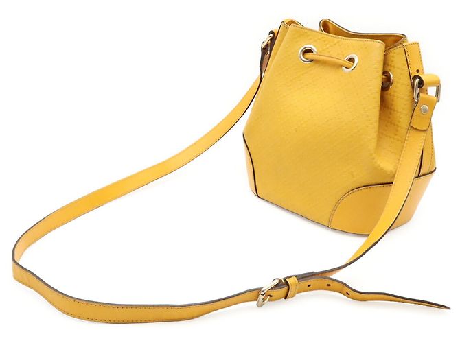 Borsa a Spalla GUCCI Bright Diamante Giallo - vista 3
