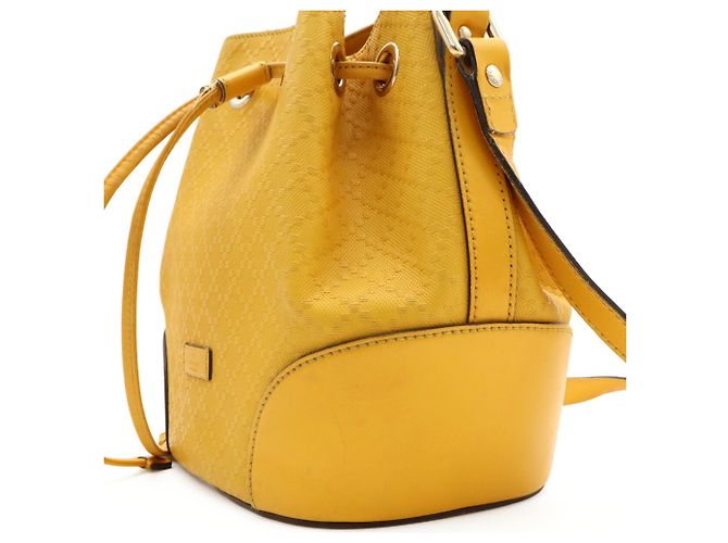 Borsa a Spalla GUCCI Bright Diamante Giallo - vista 7