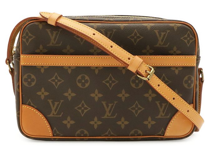 Borsa a Spalla Louis Vuitton Monogram Trocadero 27 Marrone Monogramma - vista 2