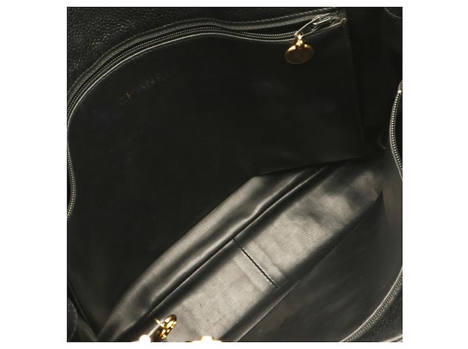 Borsa Tote CHANEL Coco Mark Chain Nero - vista 7