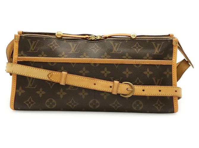 Louis Vuitton Monogram Popincourt Long Shoulder Bag Brown - view 2
