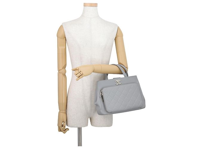 Borsa Chanel Matelassé Coco Mark Affinity Marrone - vista 4