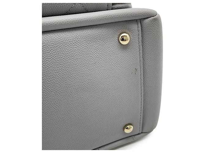 Borsa Chanel Matelassé Coco Mark Affinity Marrone - vista 8
