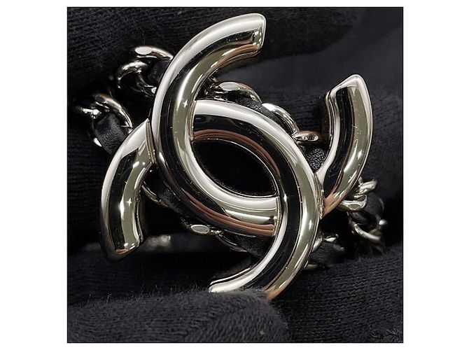 Zaino Chanel Matelassé in agnello nero - vista 13
