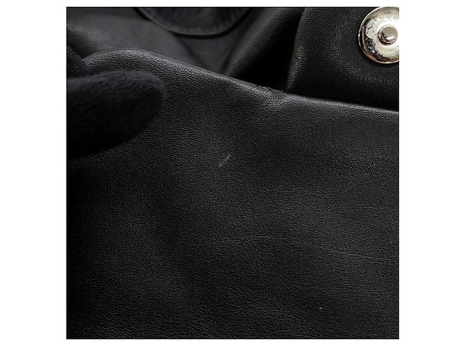 Zaino Chanel Matelassé in agnello nero - vista 9