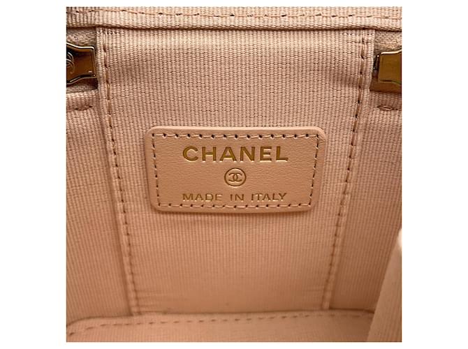 Chanel Matelassé Mini Vanity Case Beige - vista 11
