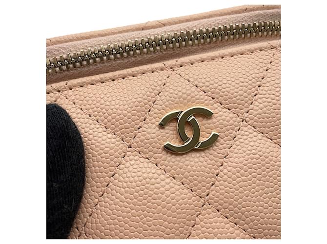 Chanel Matelassé Mini Vanity Case Beige - vista 7