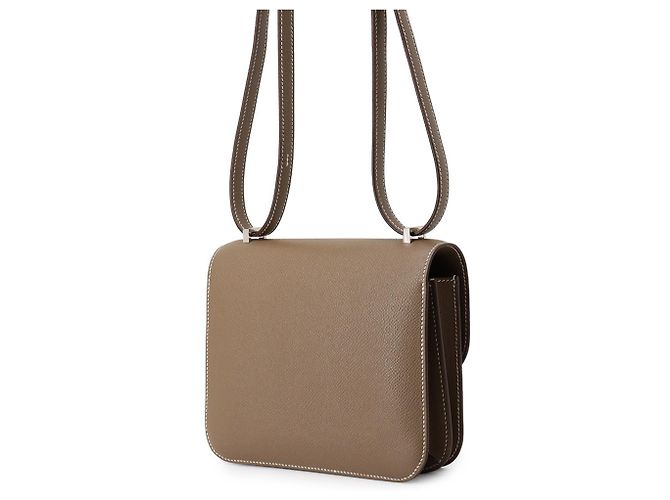 Hermès Bolsa de Ombro Mini Constance Hermes Taupe - vista 2