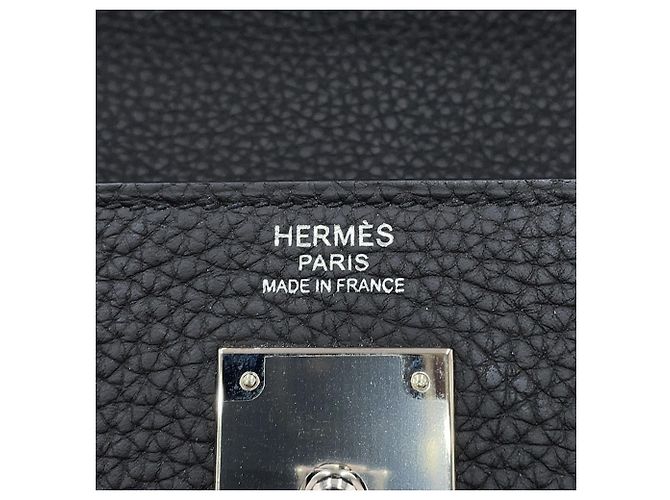 Hermès Borsa Hermes Kelly 32 in pelle Togo nera Nero - vista 12