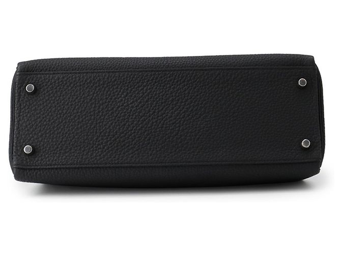 Hermès Borsa Hermes Kelly 32 in pelle Togo nera Nero - vista 3