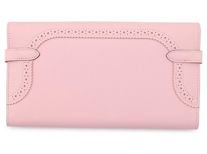 Hermès Cartera larga Hermes Kelly en Rose Sakura Rosa - vista 3