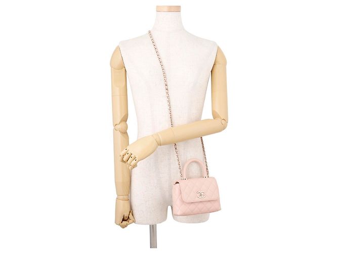 Borsa Mini Chanel Matelassé Rosa - vista 4