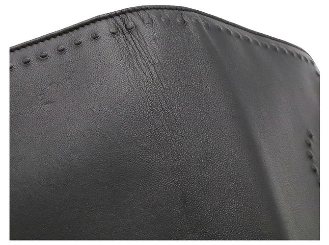 Borsa a tracolla con catena portafoglio Chanel Coco Mark Nero - vista 7