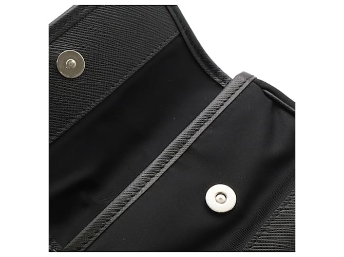 Prada Triangle Schultertasche Schwarz - Ansicht 7