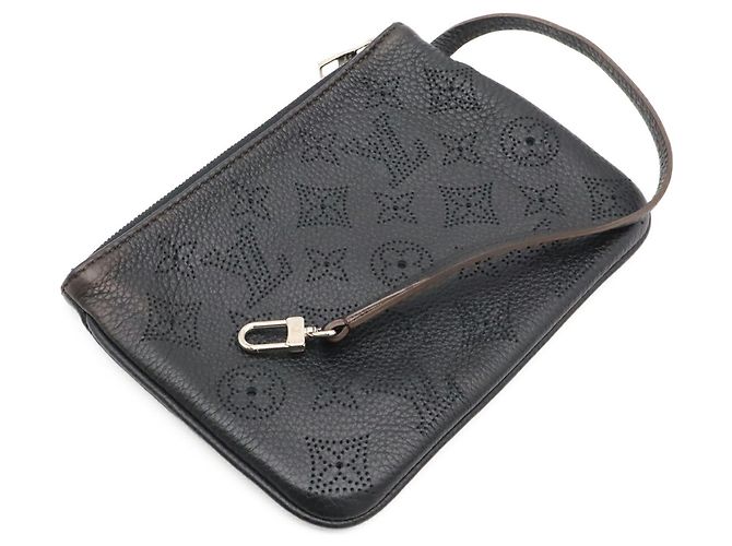 Borsa Louis Vuitton Mahina Selene PM Nero - vista 10