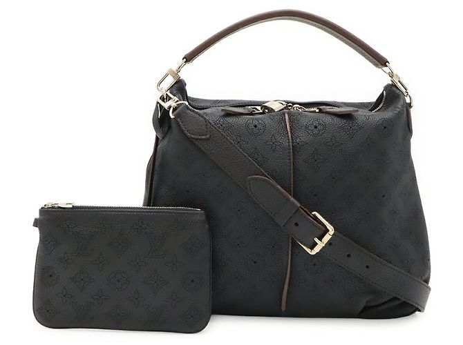 Borsa Louis Vuitton Mahina Selene PM Nero - vista 2