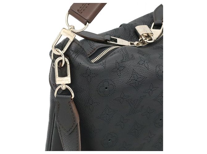 Borsa Louis Vuitton Mahina Selene PM Nero - vista 5