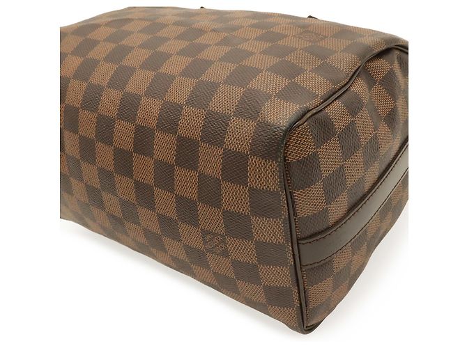 Borsa Louis Vuitton Damier Speedy Bandoulière 25 Marrone - vista 4