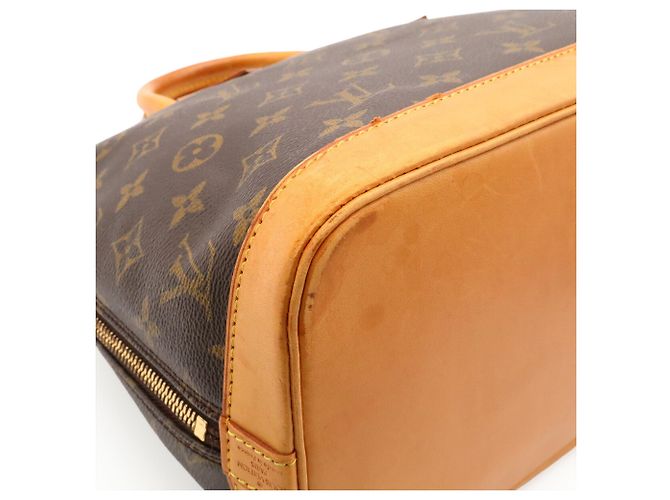 Borsa Louis Vuitton Monogram Alma Marrone Monogramma - vista 4