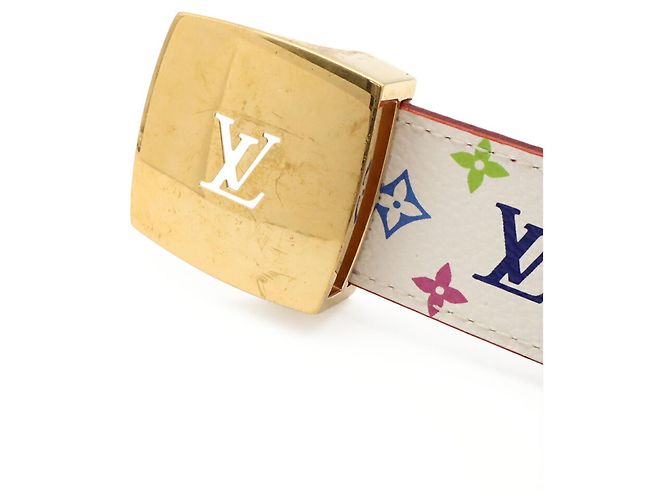 Cintura Louis Vuitton Monogram Multicolor Rosa Multicolore - vista 4