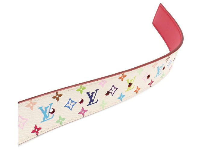 Cintura Louis Vuitton Monogram Multicolor Rosa Multicolore - vista 6