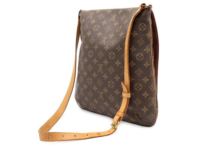 Borsa a Spalla Louis Vuitton Monogram Musette M51256 Marrone Monogramma - vista 3
