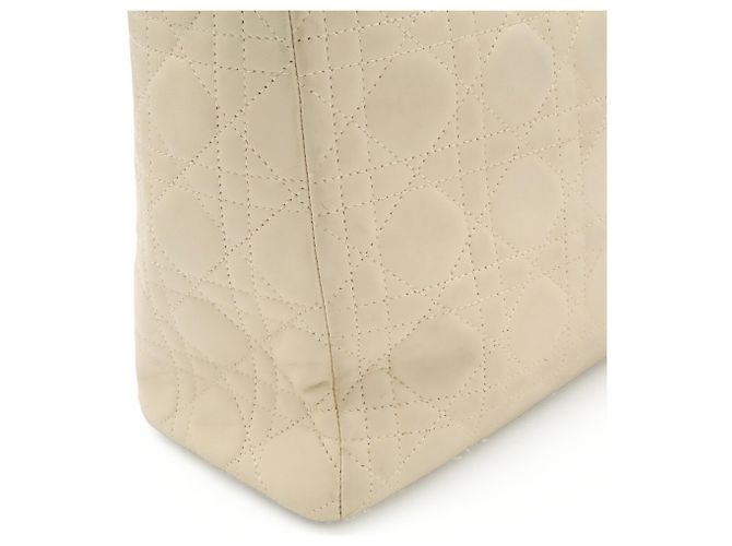 Borsa Christian Dior Lady Cannage Bianco - vista 8