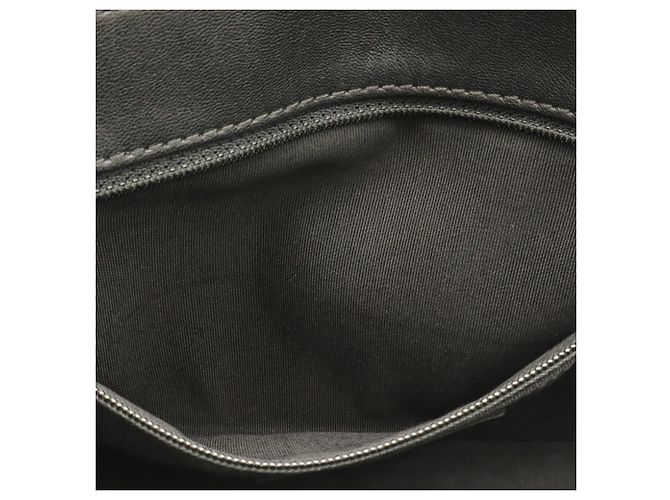 Borsa a tracolla Chanel Mademoiselle Double Flap Chain Nero - vista 7