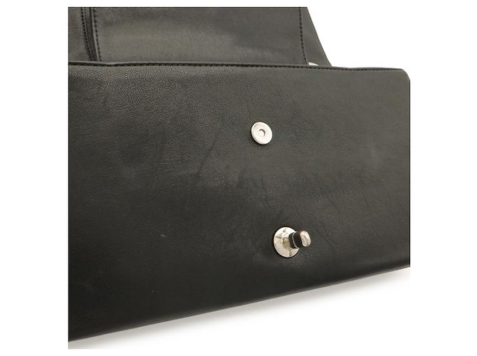 Borsa a tracolla Chanel Mademoiselle Double Flap Chain Nero - vista 9