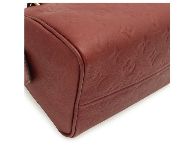 Borsa Louis Vuitton Monogram Empreinte Speedy Bandoulière 20 Marrone - vista 4