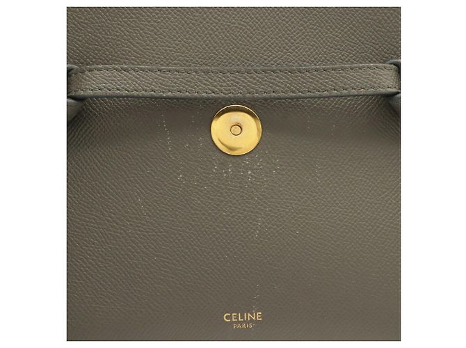 Céline Borsa Celine Belt Bag Nano in pelle grigia Marrone - vista 10