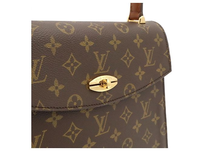 Borsa Louis Vuitton Monogram Malesherbes Marrone - vista 10