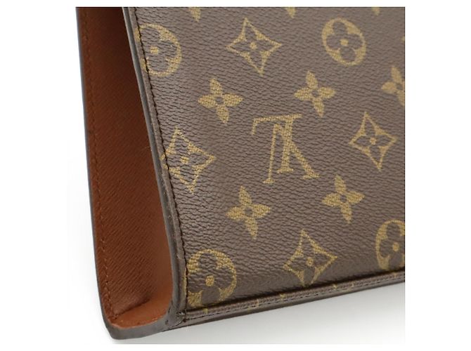 Borsa Louis Vuitton Monogram Malesherbes Marrone - vista 9