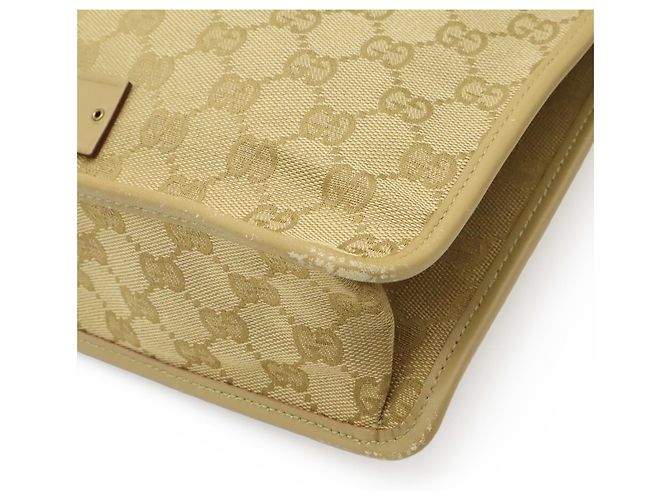 Borsa a Spalla Gucci GG Canvas Beige - vista 4