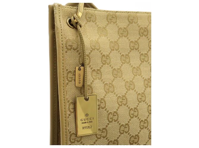 Borsa a Spalla Gucci GG Canvas Beige - vista 9
