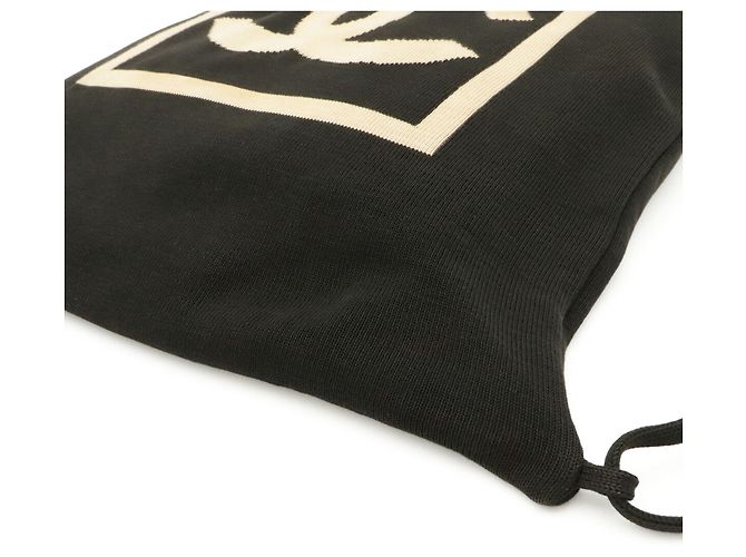 Zaino Chanel Sport Line Coco Mark Nero Beige - vista 4