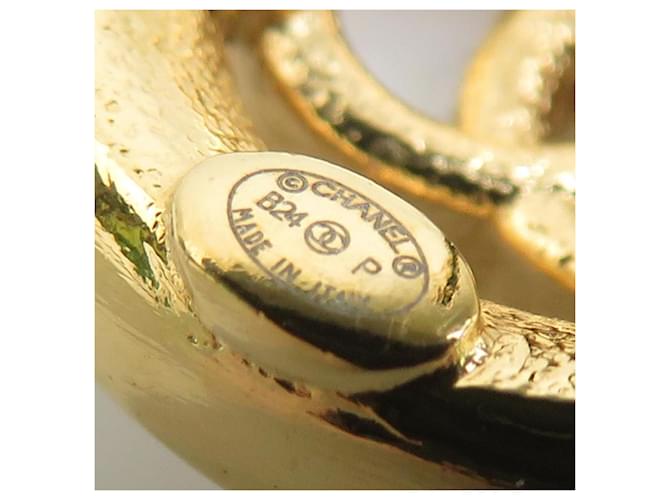 Orecchini a lobo Chanel Oro e Bianco D'oro - vista 6