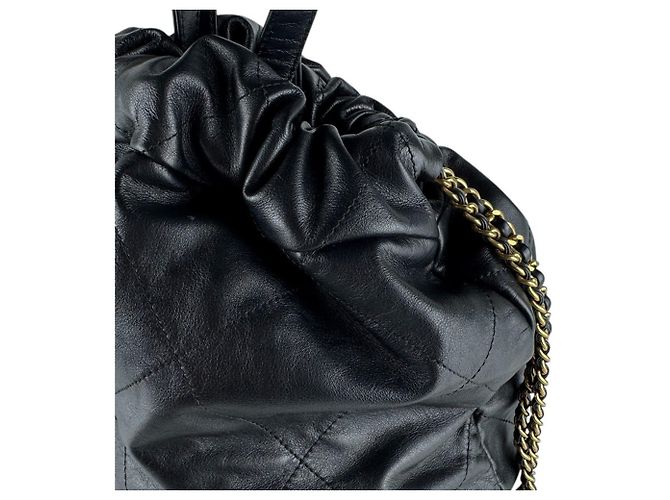 Chanel Lederrucksack Schwarz - Ansicht 6