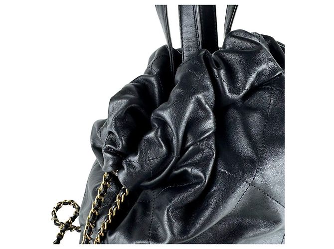 Chanel Lederrucksack Schwarz - Ansicht 7